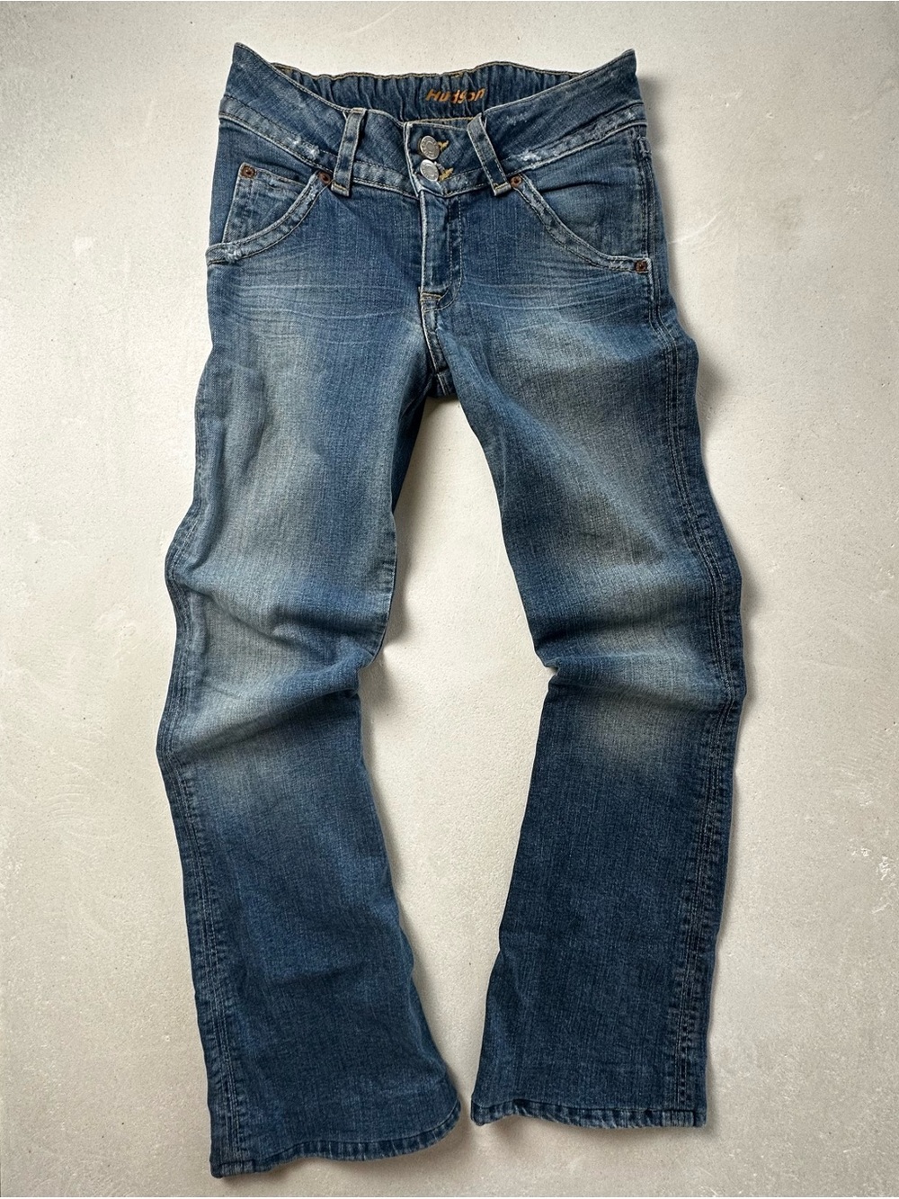 Vintage Hudson Low-Rise Jeans